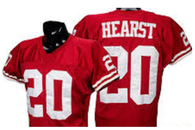 Garrison Hearst Jersey San Francisco 49ers Custom Throwback Football Red