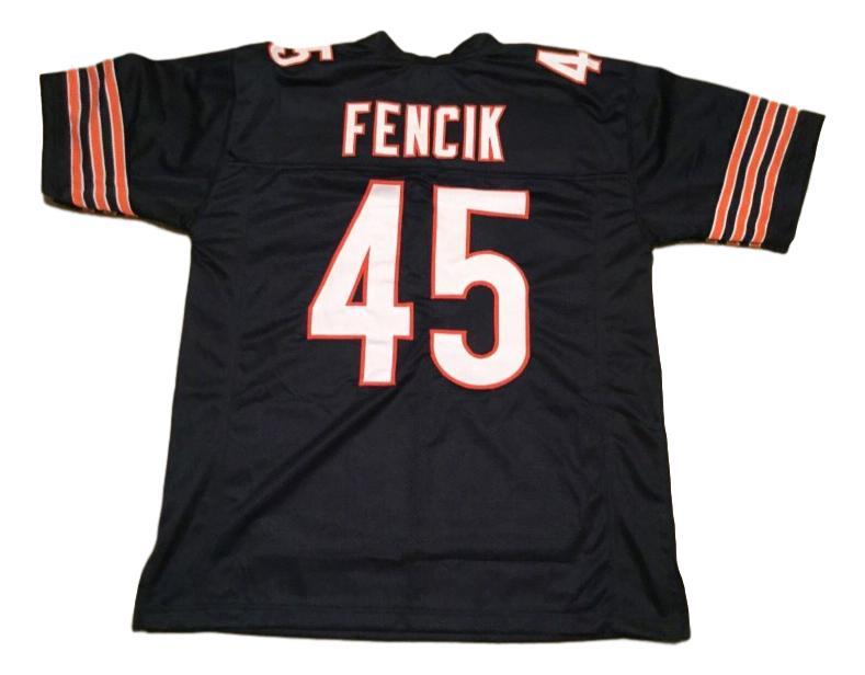 Gary Fencik Jersey #45 Custom Unsigned Football Stitched Blue