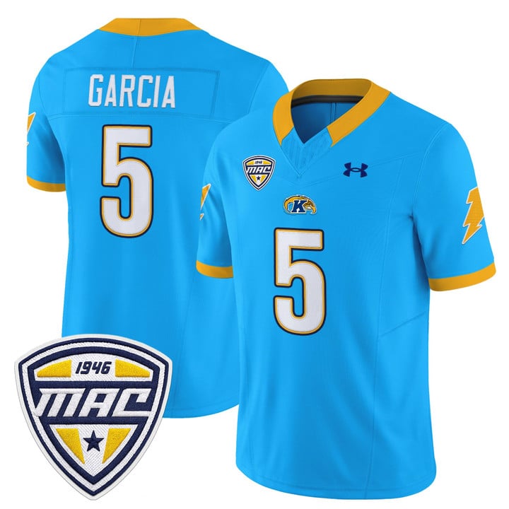 Gavin Garcia Jersey #5 Kent State Golden Flashes 2025 Limited Stitched