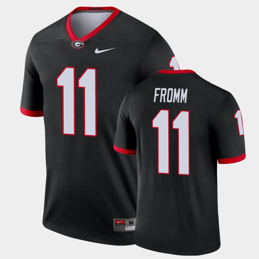 Georgia Bulldogs #11 Jake Fromm Black Legend Alternate Jersey