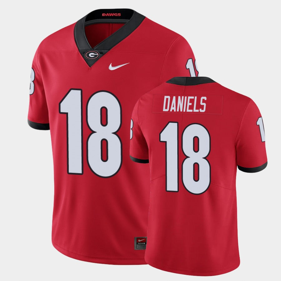 Georgia Bulldogs #18 JT Daniels Red Limited Jersey