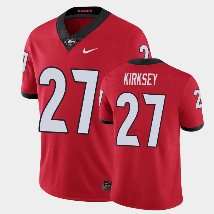 Georgia Bulldogs #27 Austin Kirksey Red Limited Jersey