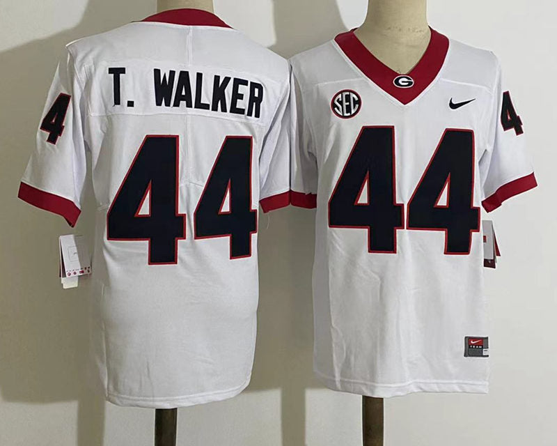 Georgia Bulldogs #44 Travon Walker NCAA Football Jersey White