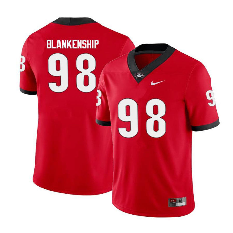 Georgia Bulldogs #98 Rodrigo Blankenship College Football Jersey Red