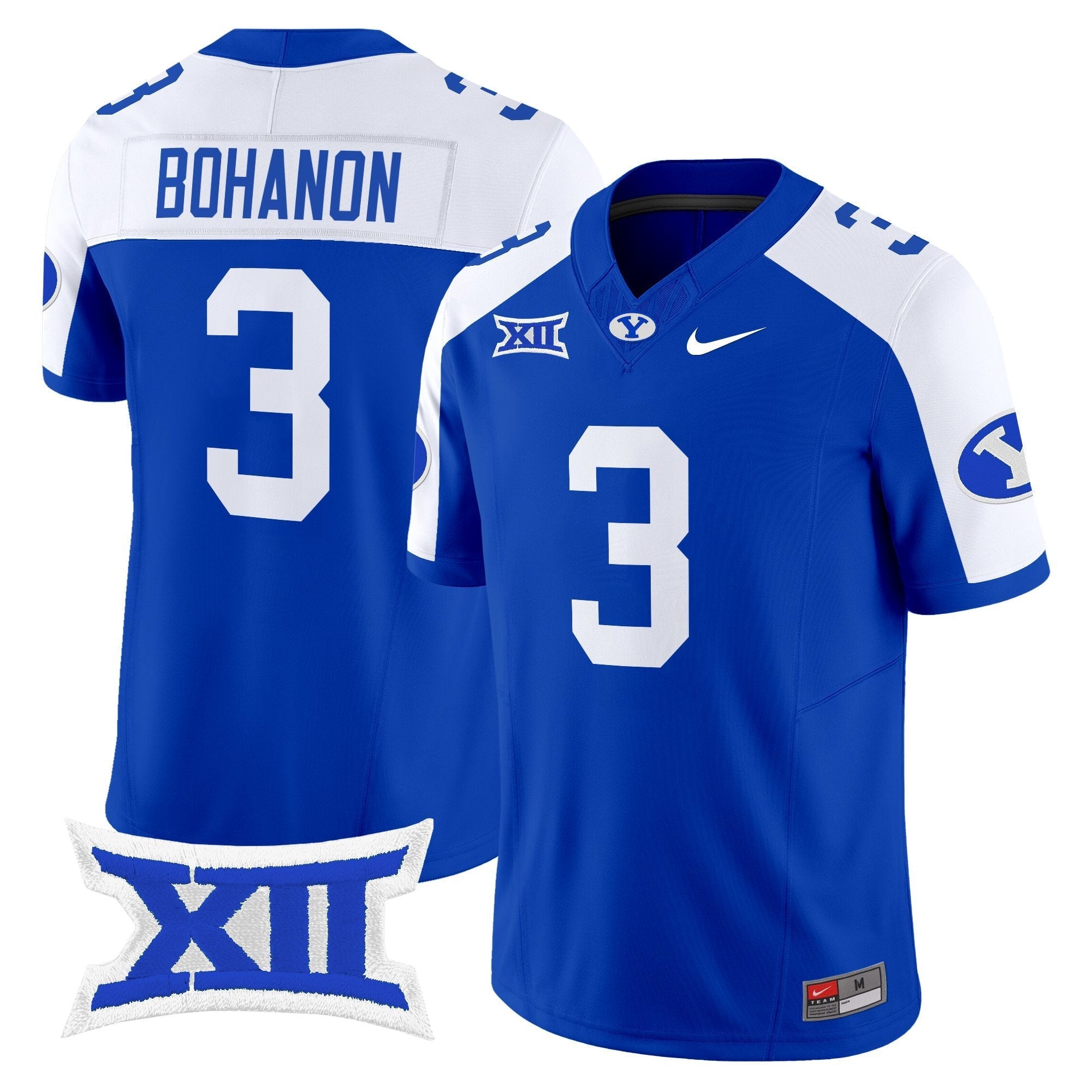 Gerry Bohanon Jersey #3 BYU Cougars 2025 Vapor Limited Stitched Royal Alternate