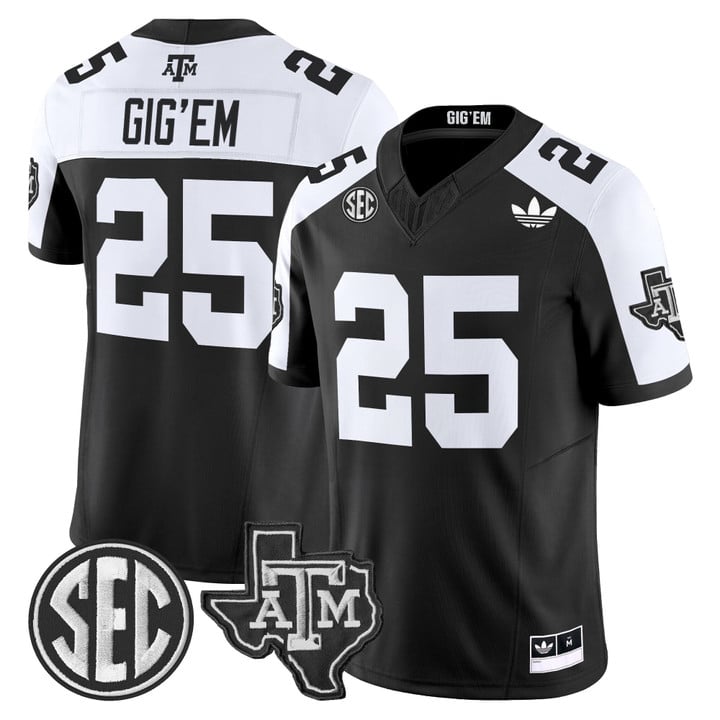 Gig'Em Jersey #25 Texas A&M Aggies 2025 Vapor Limited V2 Stitched