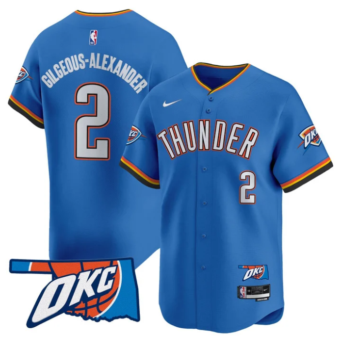 Gilgeous-Alexander Jersey #2 Oklahoma City Thunder Vapor Baseball Stitched Black Gold