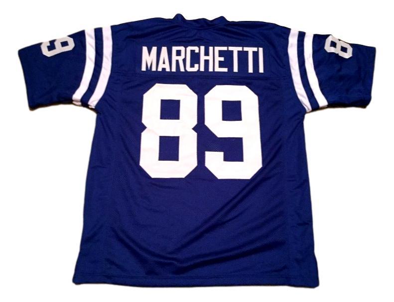 Gino Marchetti Jersey #89 Custom Unsigned Football Stitched Blue