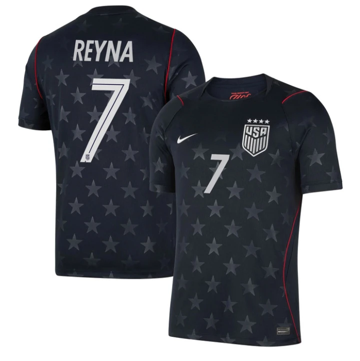 Gio Reyna Jersey #7 USMNT 2026 World Cup Match Stitched Stars Soccer