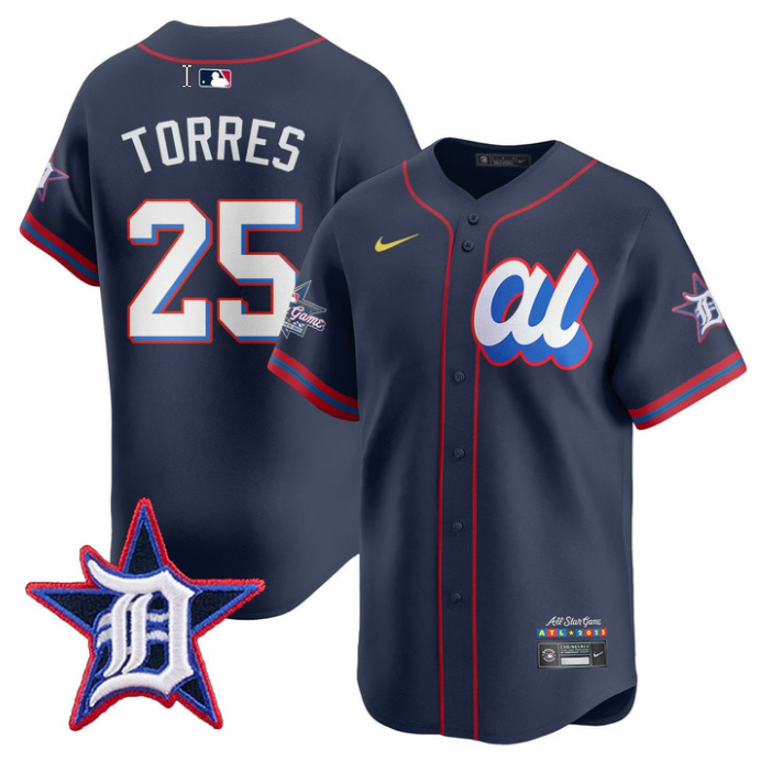 Gleyber Torres Jersey #25 American League 2025 MLB All-Star Limited Stitched