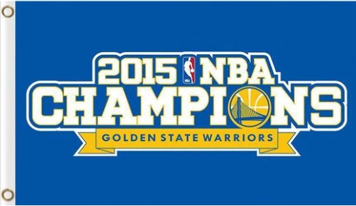Golden State Warriors 2015 Champs US Sport Flag 3X5Ft Polyester Banner USA Digital Print