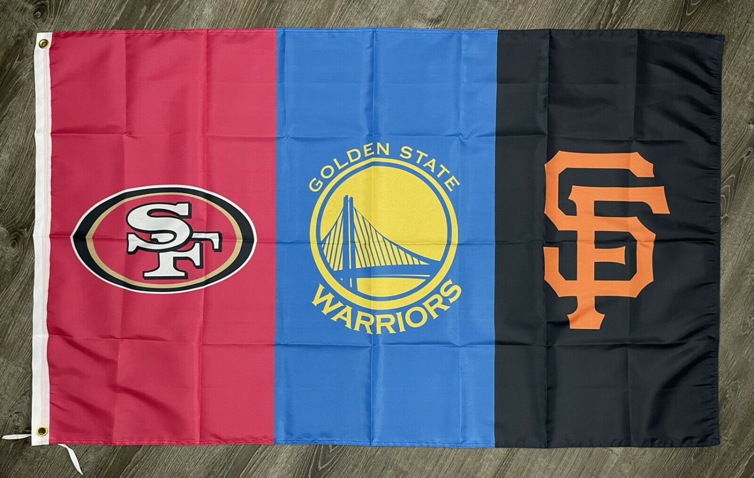 Golden State Warriors 49ers Giants Flag 3x5 ft Banner Man-Cave New