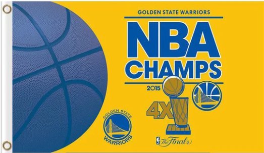 Golden State Warriors Champs US Sport Flag 3X5Ft Polyester Banner USA Digital Print