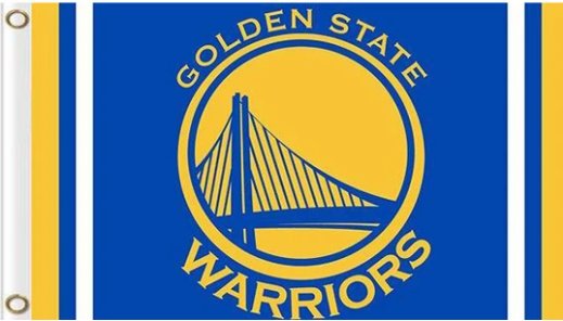 Golden State Warriors Custom Flag 3X5Ft Polyester Banner USA Digital Print
