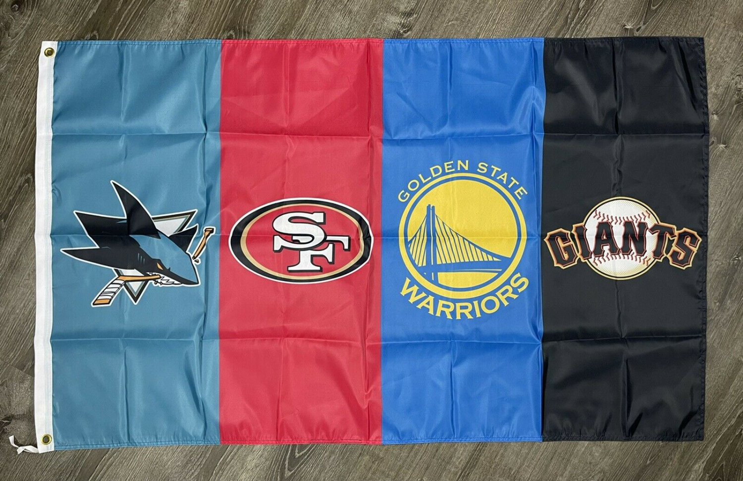 Golden State Warriors San Francisco 49ers Giants Sharks Flag 3x5ft Banner