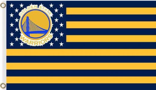 Golden State Warriors Star Flag 3X5Ft Polyester Banner USA Digital Print