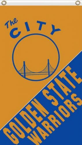 Golden State Warriors Vertical US Basketball Flag 3X5Ft Polyester Banner USA Digital Print
