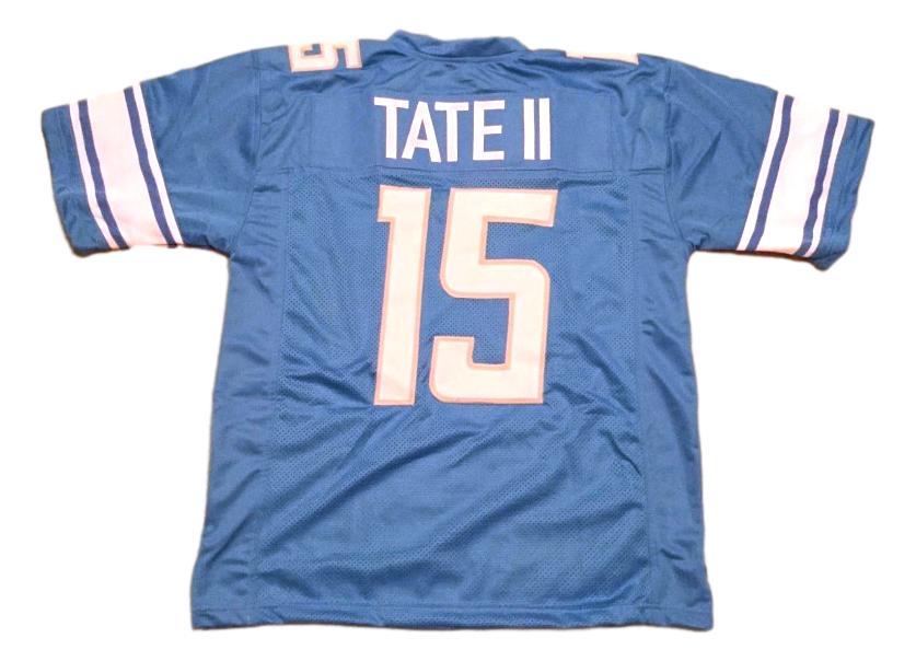 Golden Tate Jersey #15 Custom Unsigned Football Stitched Blue