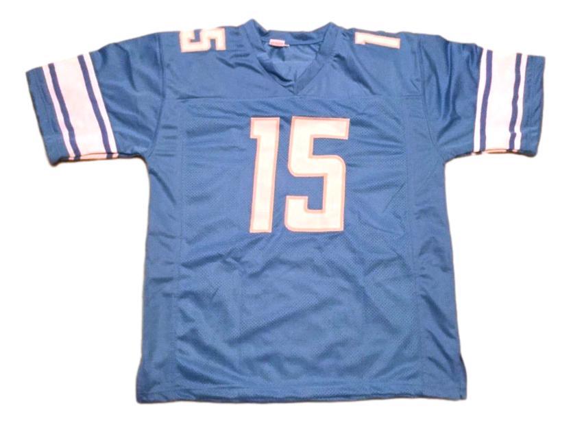 Golden Tate Jersey #15 Custom Unsigned Football Stitched Blue