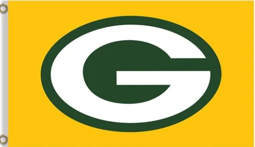 Green Bay Packers Yellow Flag 3X5 Ft Polyester Banner USA 90x150cm