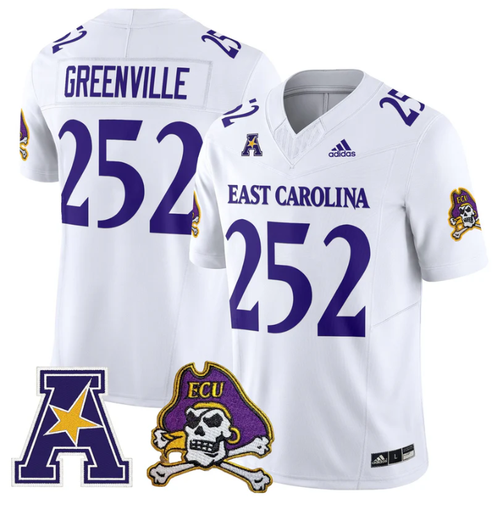 Greenville Jersey #252 East Carolina Pirates 2025 Limited Stitched