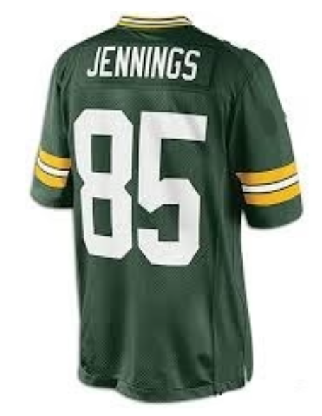 Greg Jennings Jersey Green Bay Packers Custom Throwback Football Green