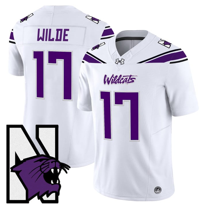 Griffin Wilde Jersey #17 Northwestern Wildcats Honoring 95 Vapor Limited Stitched