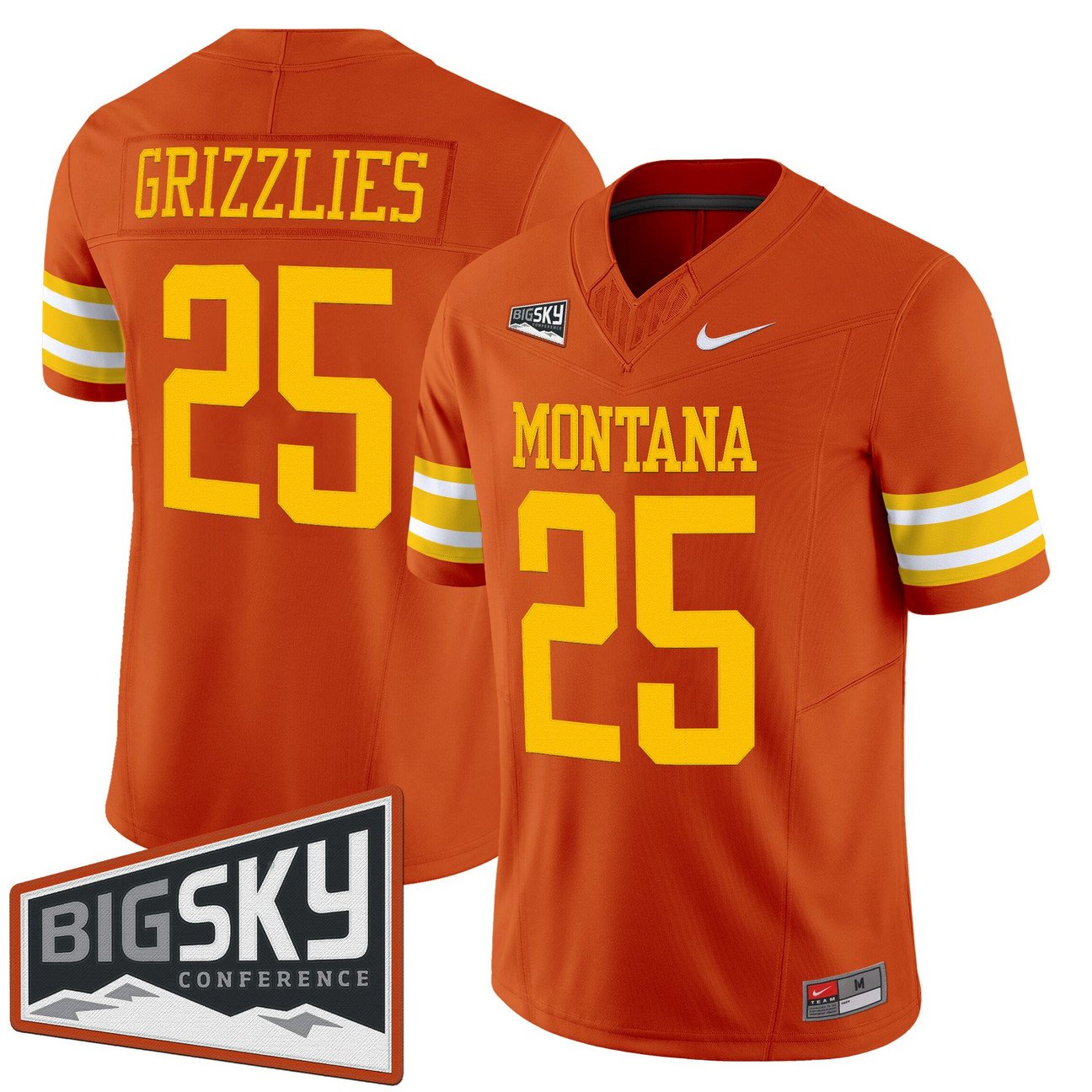 Grizzlies Jersey #25 Montana Grizzlies 1995 Throwback Vapor Limited Stitched