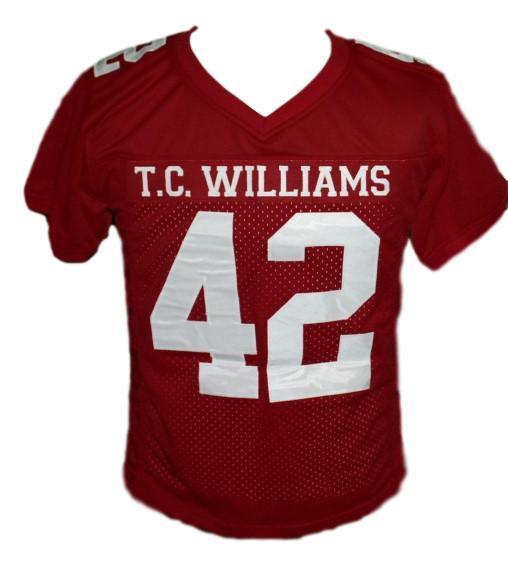 Bertier Jersey #42 T.C.Williams The Titans Football Maroon