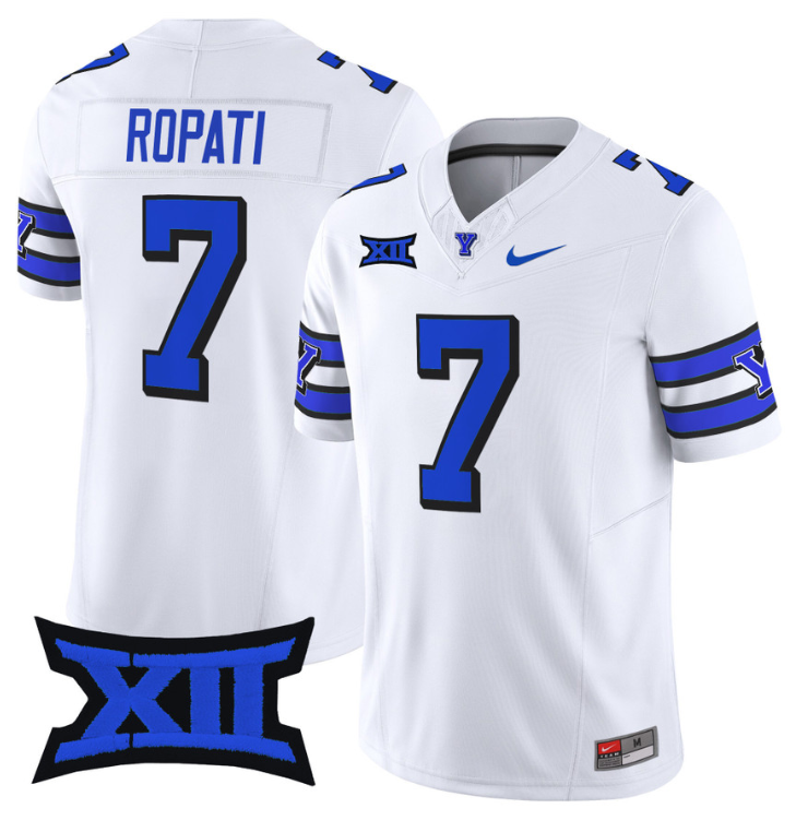 Hinckley Ropati Jersey #7 BYU Cougars Vapor Limited College Football Stitched 1996 Throwback