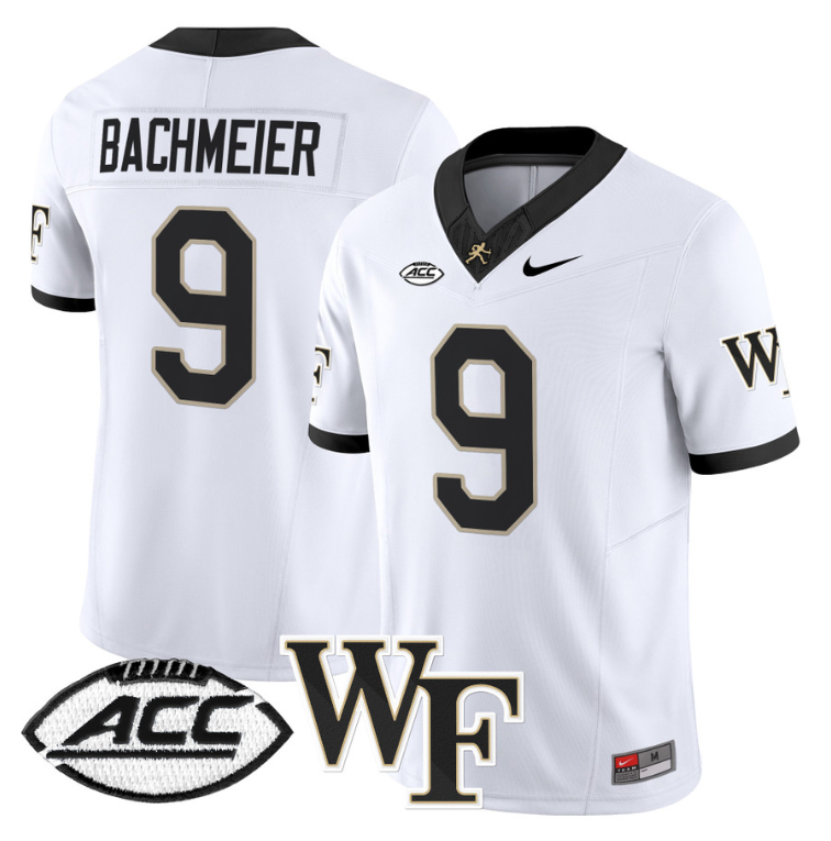 Nick Andersen Jersey #45 Wake Forest Demon Deacons 2024 Stitched Black