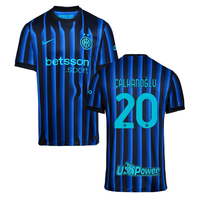 Hakan Çalhanoğlu #20 Inter Milan 2025-26 Home Match Jersey – Blue