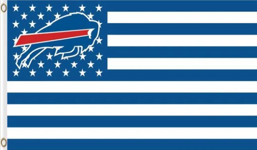 Hemlet Buffalo Star and Stripes US Flag 3X5 Ft Polyester Banner USA 90x150cm