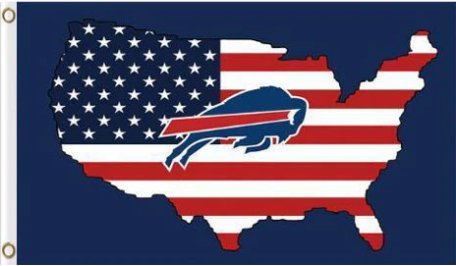Hemlet Buffalo US Flag 3X5 Ft Polyester Banner USA 90x150cm