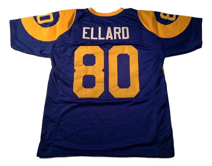 Henry Ellard Jersey #80 Custom Unsigned Football Stitched Blue