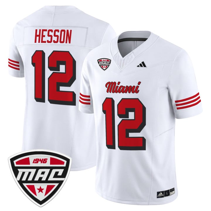 Henry Hesson Jersey #12 Miami OH RedHawks 2025 Vapor Limited Stitched