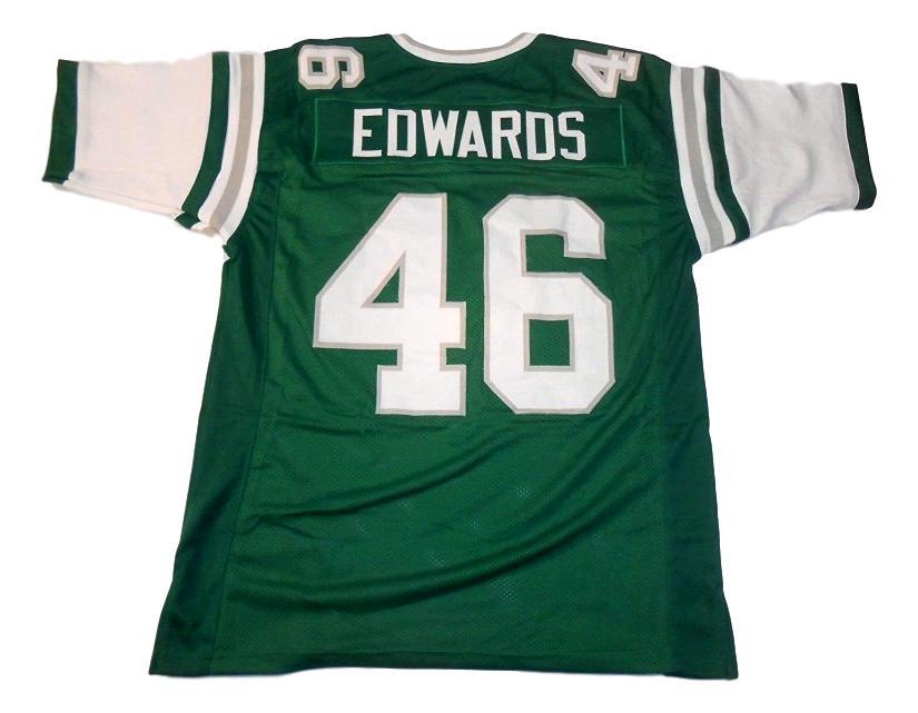 Herm Edwards Jersey #46 Custom Unsigned Football Stitched Green