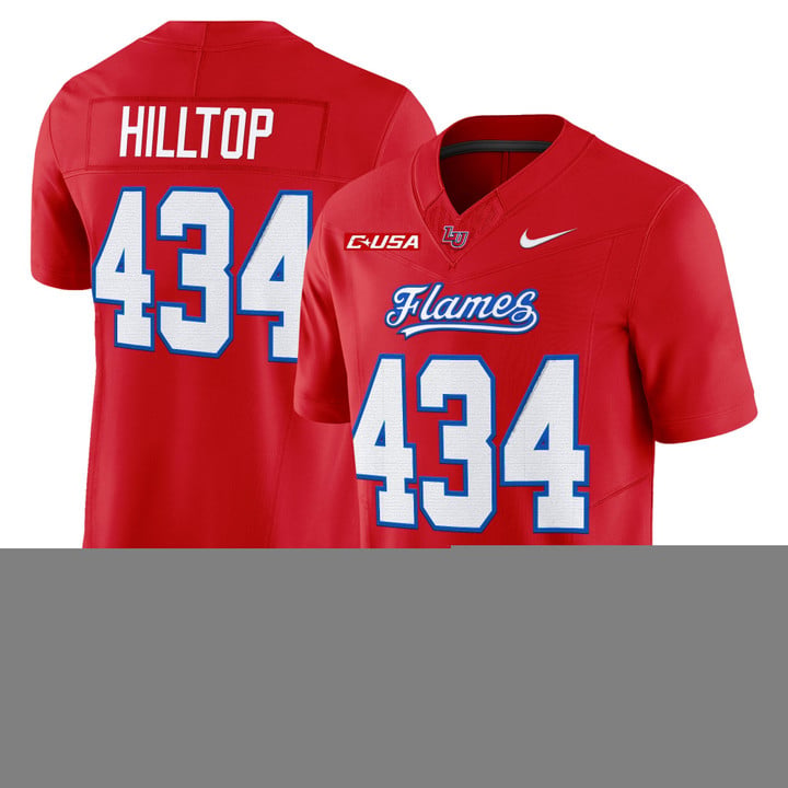 Hilltop Jersey #434 Liberty Flames 2025 Vapor Limited Stitched Red