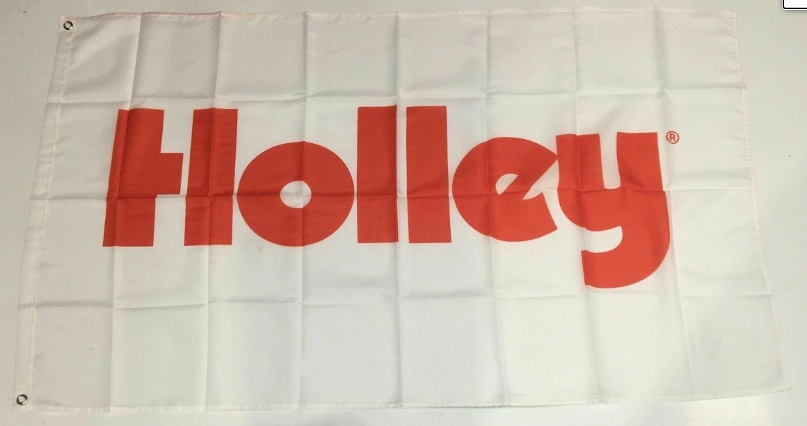Holley Banner Flag Car Carburettor Carny Ford Holden Man Cave Mechanic Workshop 3X5FT