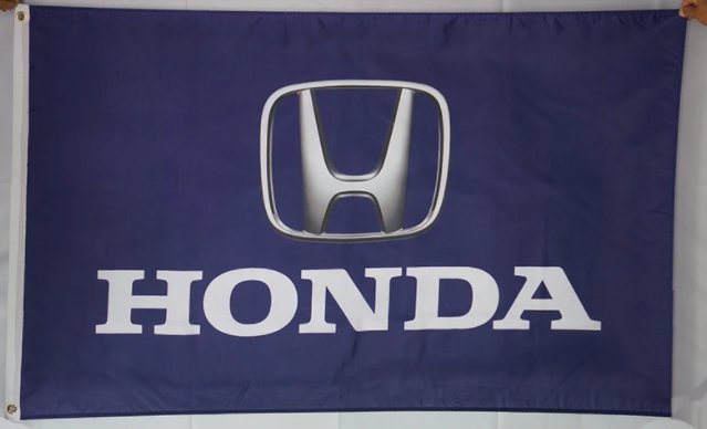 Honda Racing Blue Flag 3X5 Ft Polyester Banner USA 90x150cm