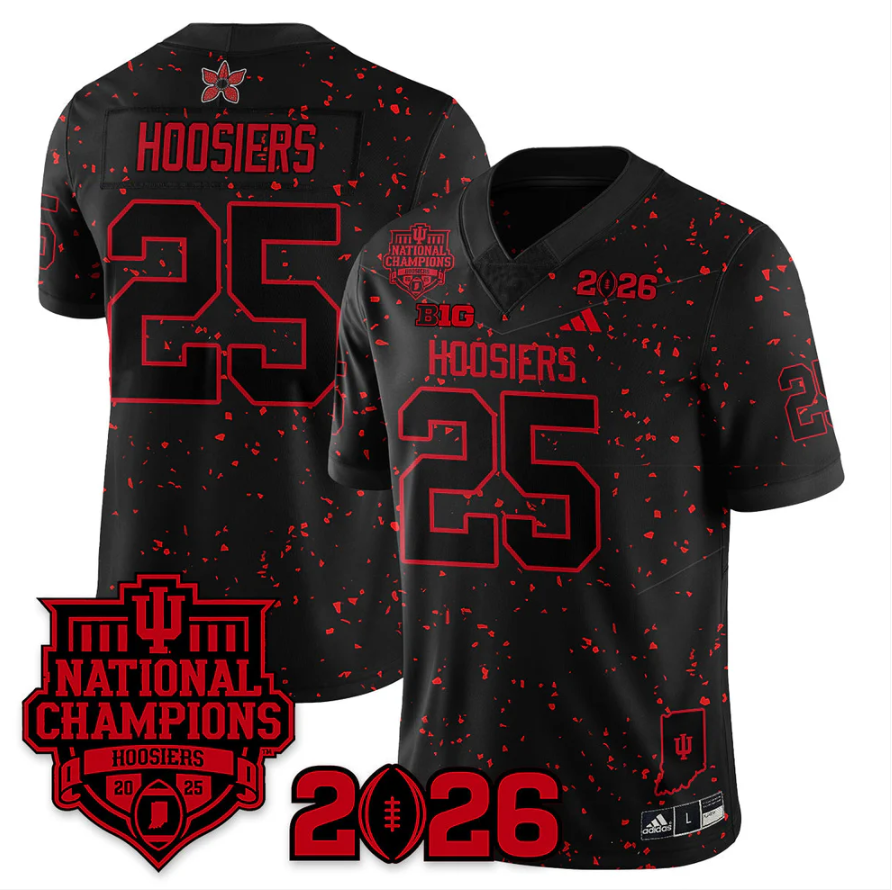 Hoosiers Jersey #25 Hoosiers Stranger Things 2025 Champions Stitched