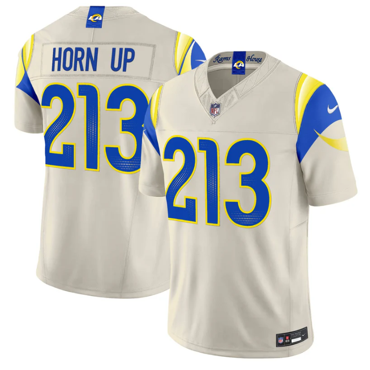 Horn Up Jersey #123 Rivalries 2025 Vapor Limited Stitched