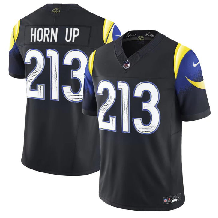 Horn Up Jersey #123 Rivalries 2025 Vapor Limited Stitched