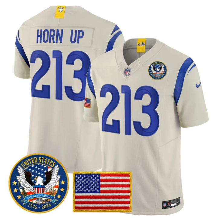 Horn Up Jersey #213 United States 250th Patch Vapor Stitched