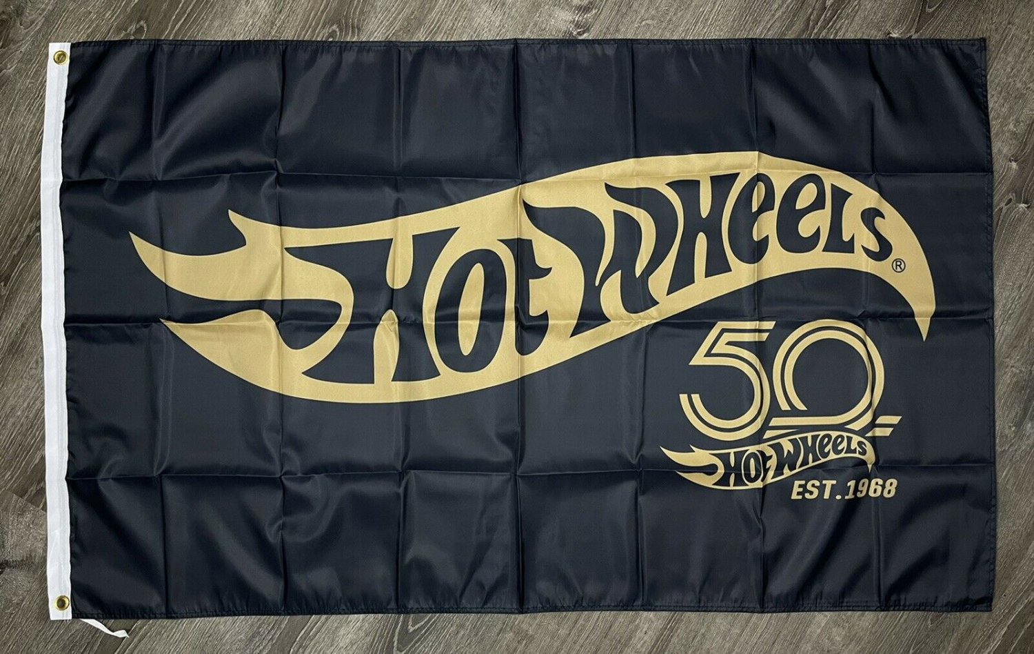 Hot Wheels Blue Flag 3X5 Ft Polyester Banner USA 90x150cm
