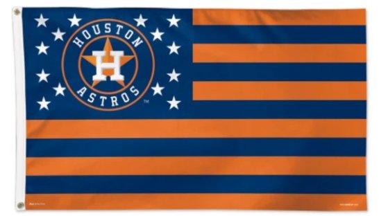 Houston Astros Baseball Team flag 3X5Ft Banner USA Polyester with Brass Grommets - 21