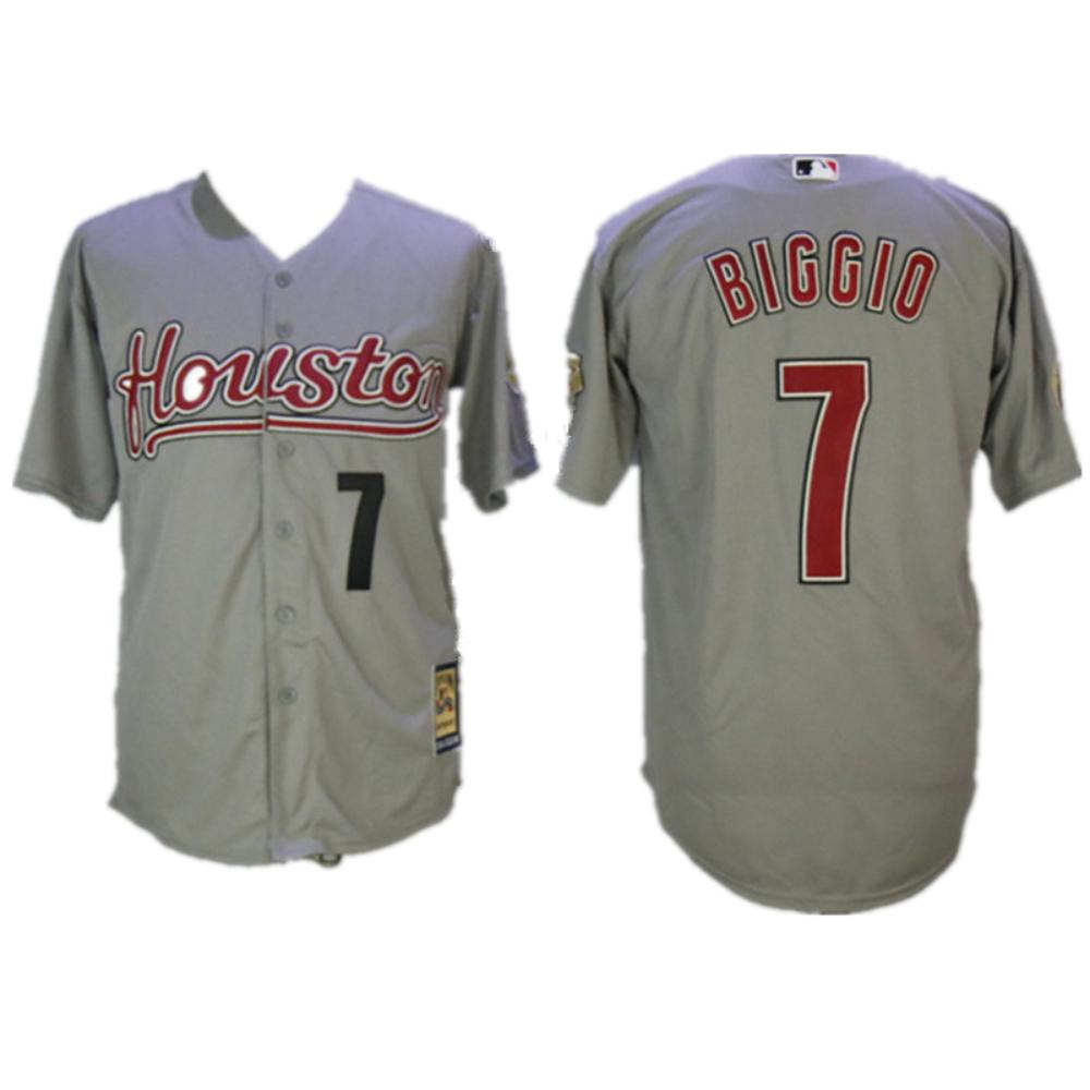 Houston Astros Craig Biggio Gray 2006 Throwback Jersey