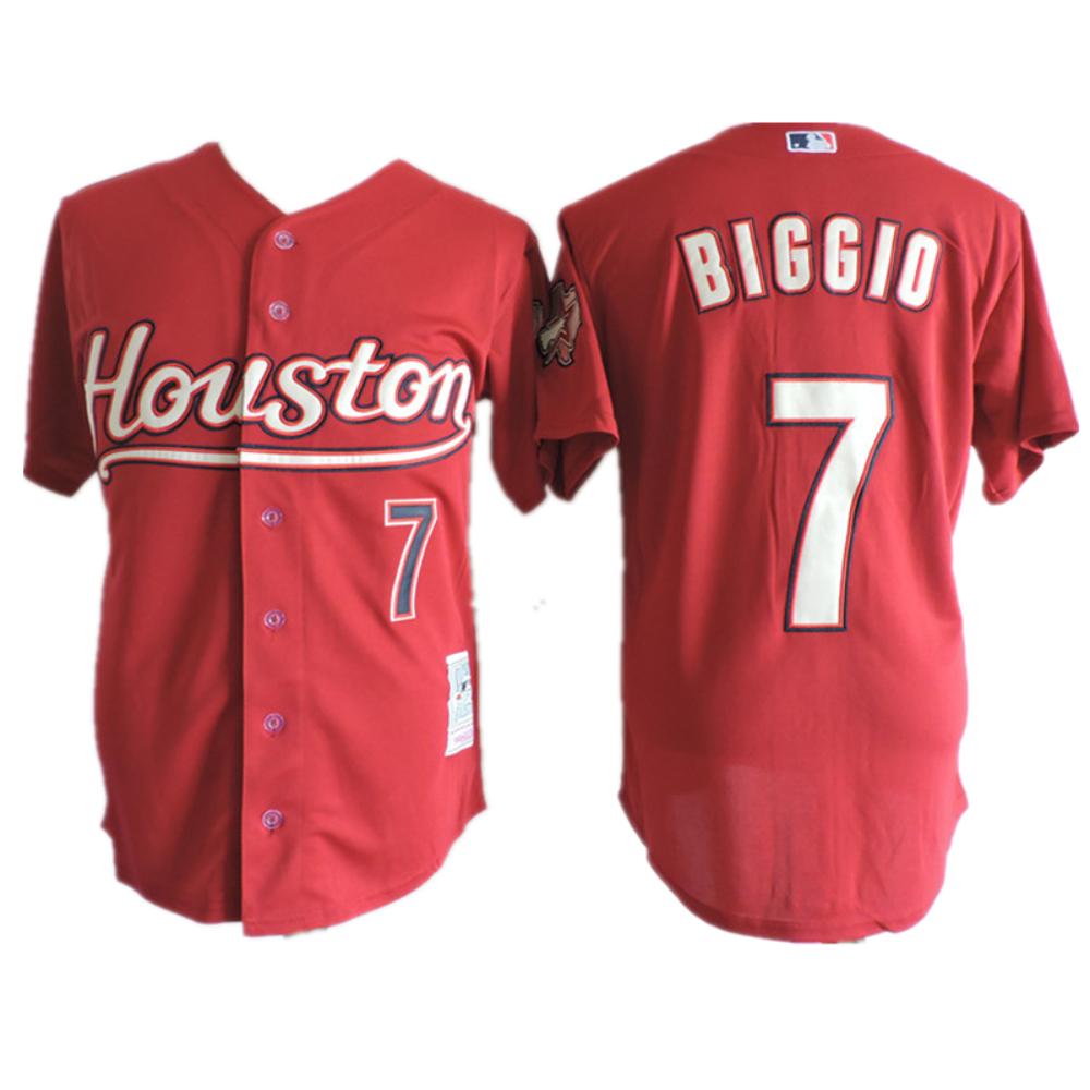 Houston Astros Craig Biggio Red Throwback Jersey