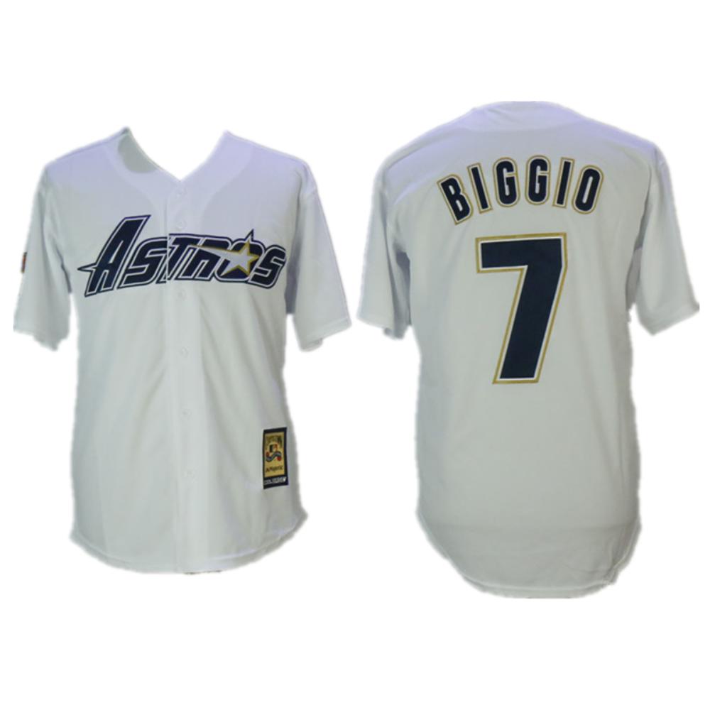 Houston Astros Craig Biggio White 1981 Throwback Jersey