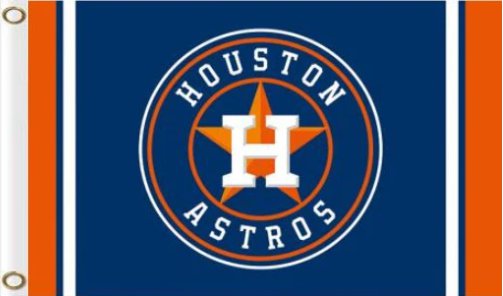 Houston Astros Crush City flag 3X5Ft Banner USA Polyester with Brass Grommets - 15